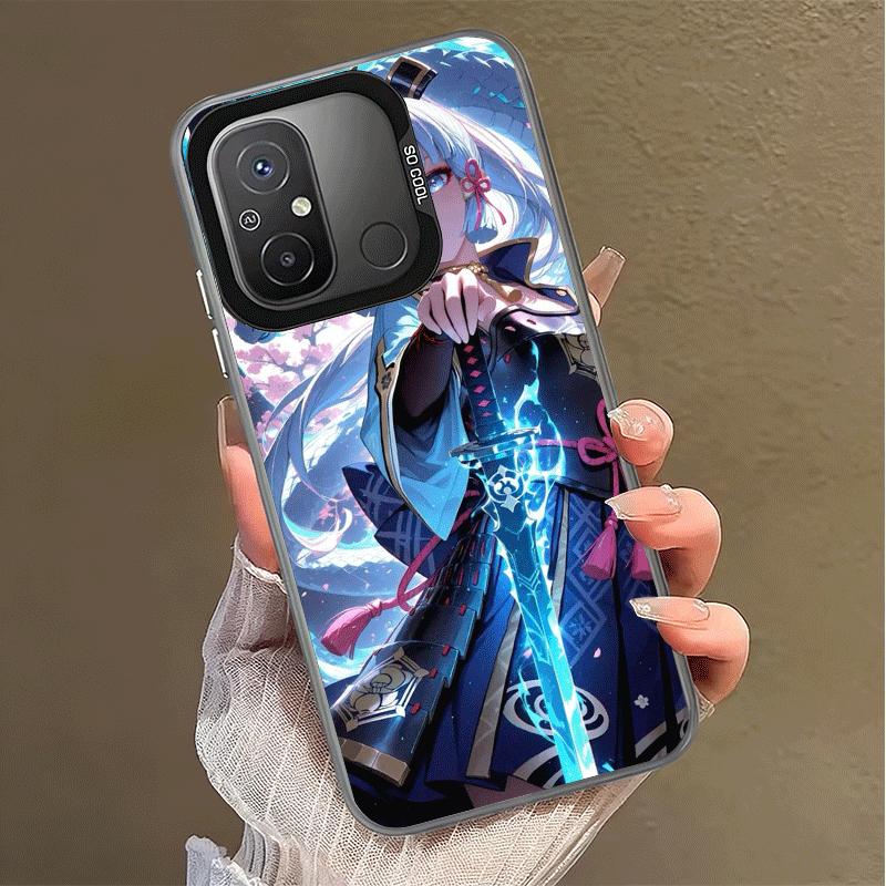 Ударопрочный чехол для телефона Genshin Impact Kamisato Ayaka для Xiaomi Poco X7 X6 X5 X3 Pro F7 Ultra M8 Redmi 15C 15 14C 13C 12C 10C 13