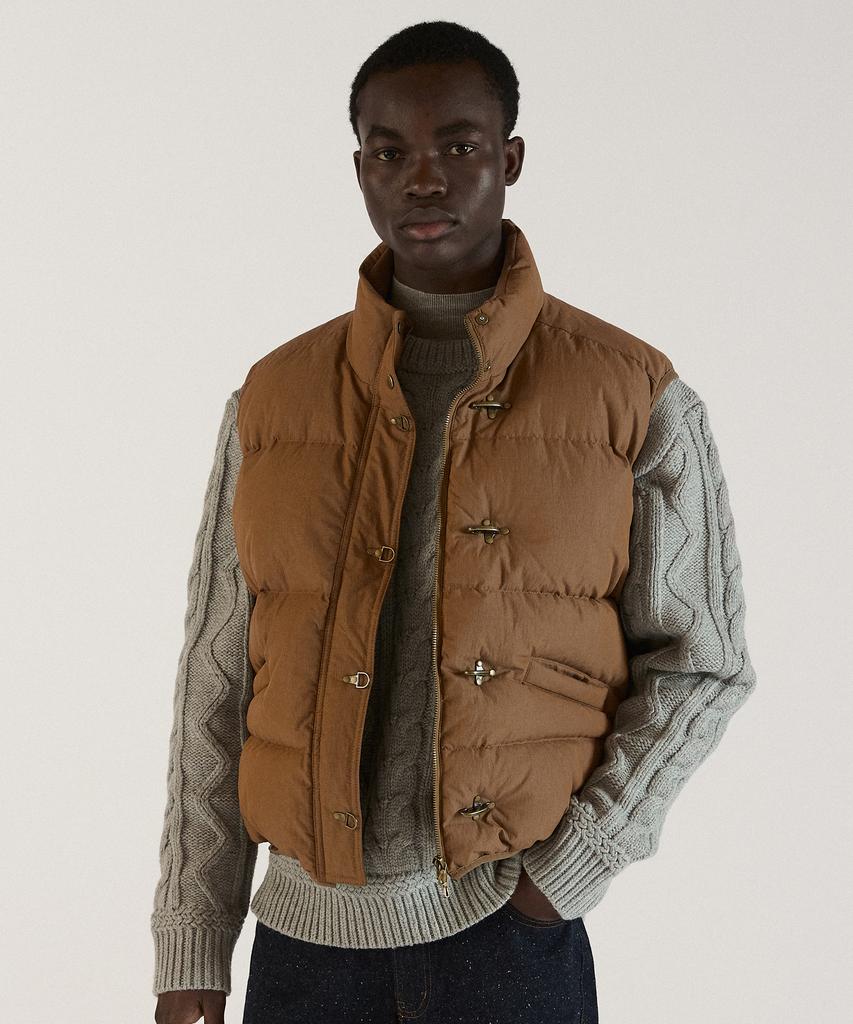 Pealp Turn-Buckle Padded Vest 24(Beige)