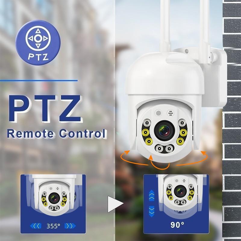 Беспроводная камера Wi-Fi 5 ГГц и 2,4 ГГц, 8 светодиодов, инфракрасная веб-камера ночного видения, водонепроницаемая купольная видеокамера наблюдения, поддерживает голосовую связь в режиме реального времени