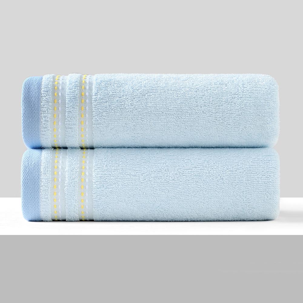 Гаоян Толстое Мягкое Водопоглощающее Полотенце из Чистого Хлопка, Однотонное, Взрослая Салфетка для Лица