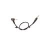 3.5mm TRS‑TRRS 30cm Alloy Audio Connection Cable for Microphone to Mobile Phone Wire