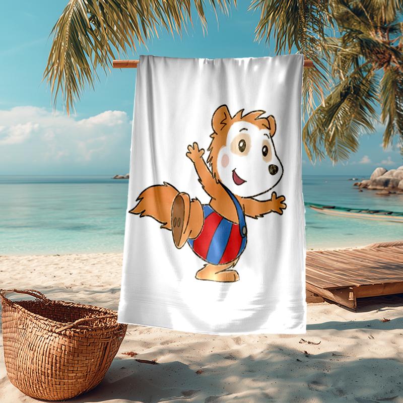 Ultra-Soft Beach Towel with Bobo Theme,Ideal for Pool - Camping, Diving - Perfect Travel Essential, Vibrant Beach Towel.