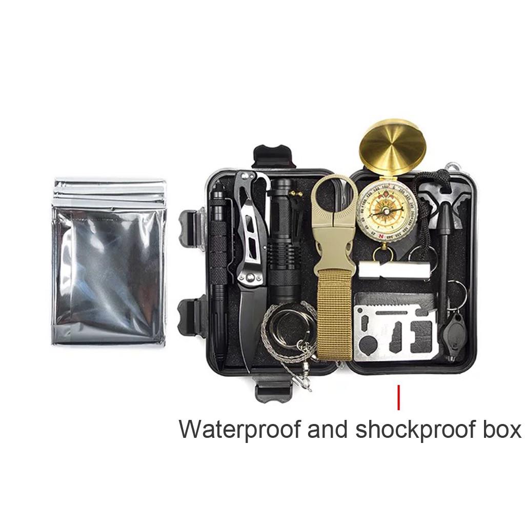 Комплекты снаряжения для выживания Fietong Patricia999, 13 ПК в 1, инструмент для экстренной помощи на открытом воздухе, SOS Overleven