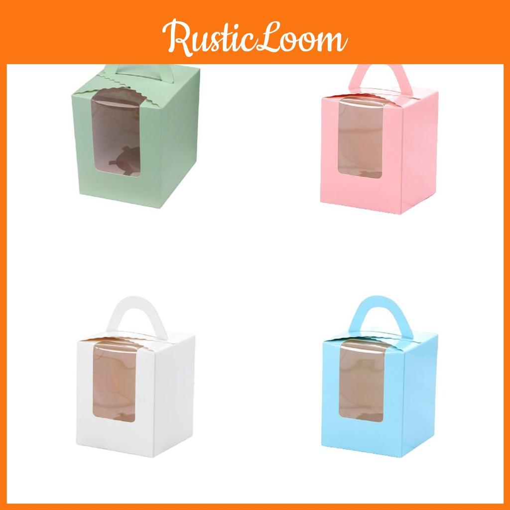 Colorful And Durable Cupcake Packaging For Takeout And Delivery