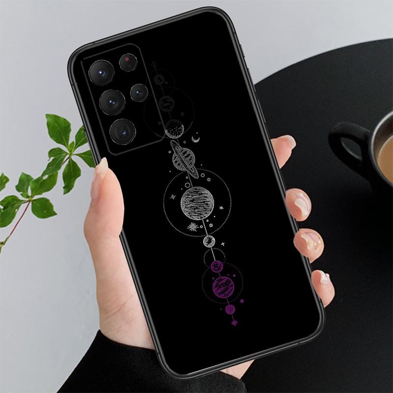 Чехол для телефона Космическая Планета Луна Астронавт для Samsung Galaxy A52S A21S A33 A23 A35 A55 A14 A32 A52 A53 A54 A51 A71 A15