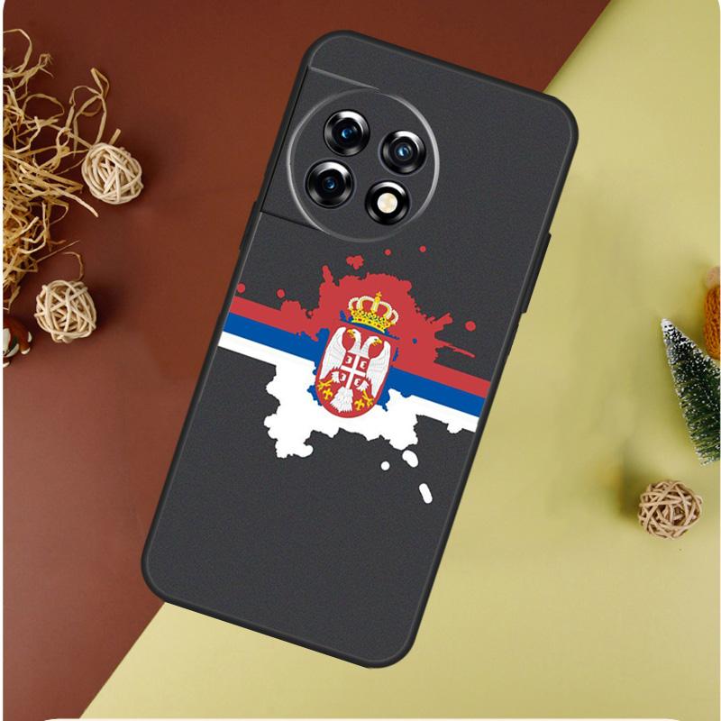 Чехол для телефона OnePlus 13 12 11 12R 13R 9 10 Pro 8T 9RT 10T 10R Nord 4 CE 2 3 Lite N20 N30 с флагом Сербии