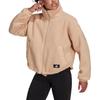adidas Спортивная куртка из шерпы женская Абрикосовая H24177