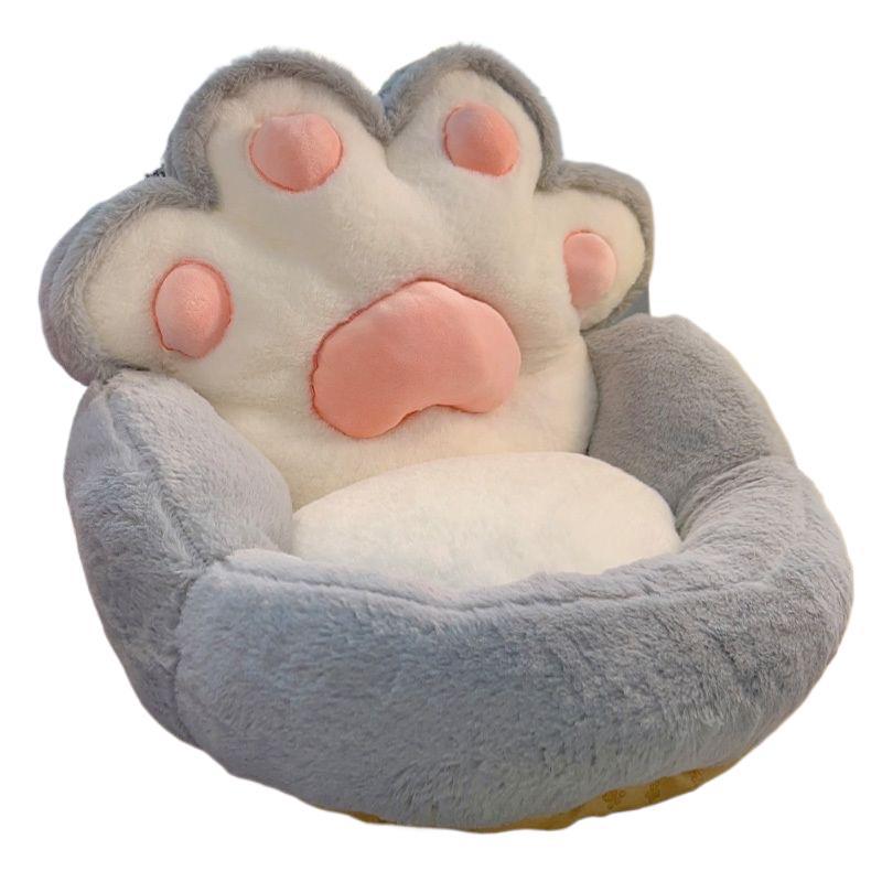 Уютное кресло-диван «Кошачья лапка»: Многофункциональная напольная подушка для спальни или эркера.