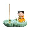 Traditional Cartoon Girl Incense Burner Creative Cute Sticks Incense Tray  Housewarming Gift