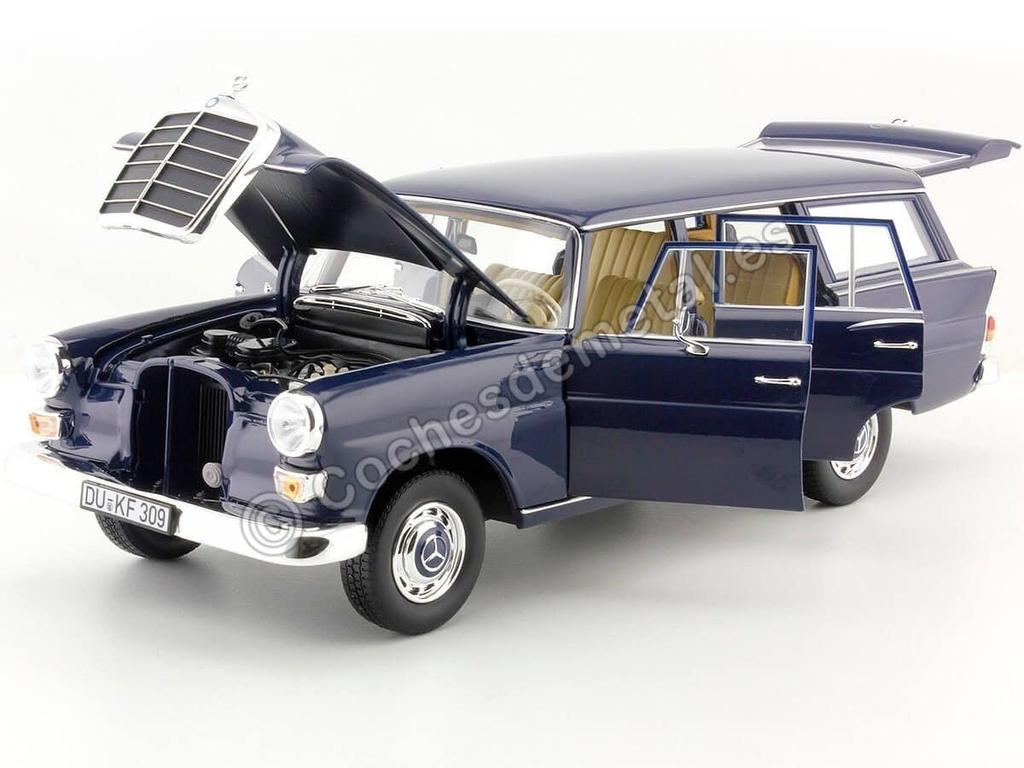 Norev scale 200 Universal 1968 Blue diecast car 1/18 Mercedes-Benz (183599)