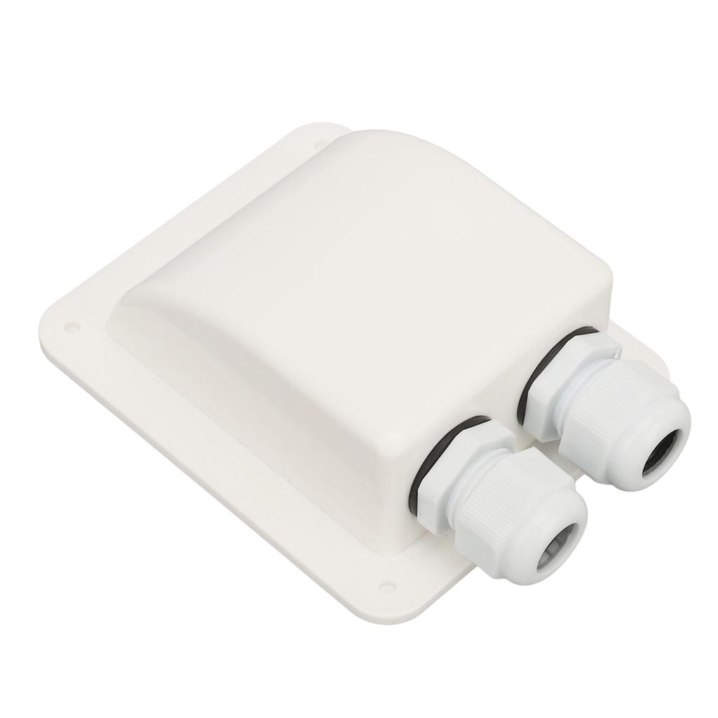 Солнечный двойной кабельный ввод Сальник Водонепроницаемый корпус для крыши автодома, лодки, яхты, кемпинга, путешествий, панели