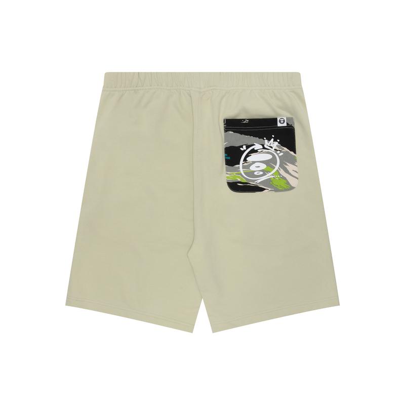 Aape Graffiti Print Sweatshorts AAPSPMA695XXM