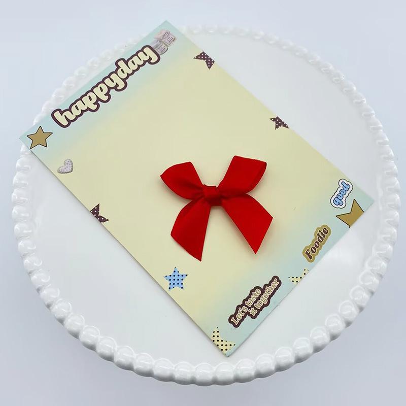 1,5 см Односторонний Полиэстеровый Бант Ручной Работы для Куклы, Плюшевой Подарочной Коробки, Одежды или Аксессуара для Волос