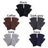 Fashion Cashmere Stretchy Half Finger Gloves Wool  Knitted Typing/Texting Gloves Fingerless Gloves