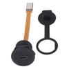 Type C 3.1 Female To Male Panel Mount Adapter 0.1m FPC Cable IP67 Threaded USB C 3.1 Panel Mount