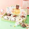 Игрушка-антистресс Yier Bubu Bear, тянущаяся, медленно поднимающаяся, сжимаемая, кавайная, мягкая, упругая, пищащая, для взрослых