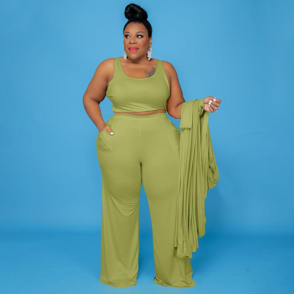 Women's Casual Fashion Sports Home Robe Coat Three-piece Set - 2022 Autumn/Winter Collection