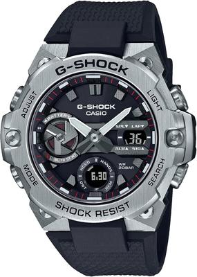 CASIO Bluetooth Часы с Tough Solar и Корпусом из нержавеющей стали G-SHOCK G-STEEL Мужские, GST-B400-1A