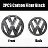 For VW Volkswagen Car Logo Front Grille Rear Trunk Decoration Sticker  For VW GTI Golf MK6 Polo Passat B6 CC Tiguan T-ROC Jetta Arteon zs3