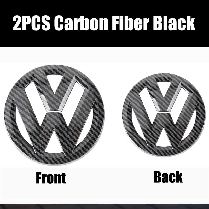 For VW Volkswagen Car Logo Front Grille Rear Trunk Decoration Sticker For VW GTI Golf MK6 Polo Passat B6 CC Tiguan T-ROC Jetta Arteon zs3