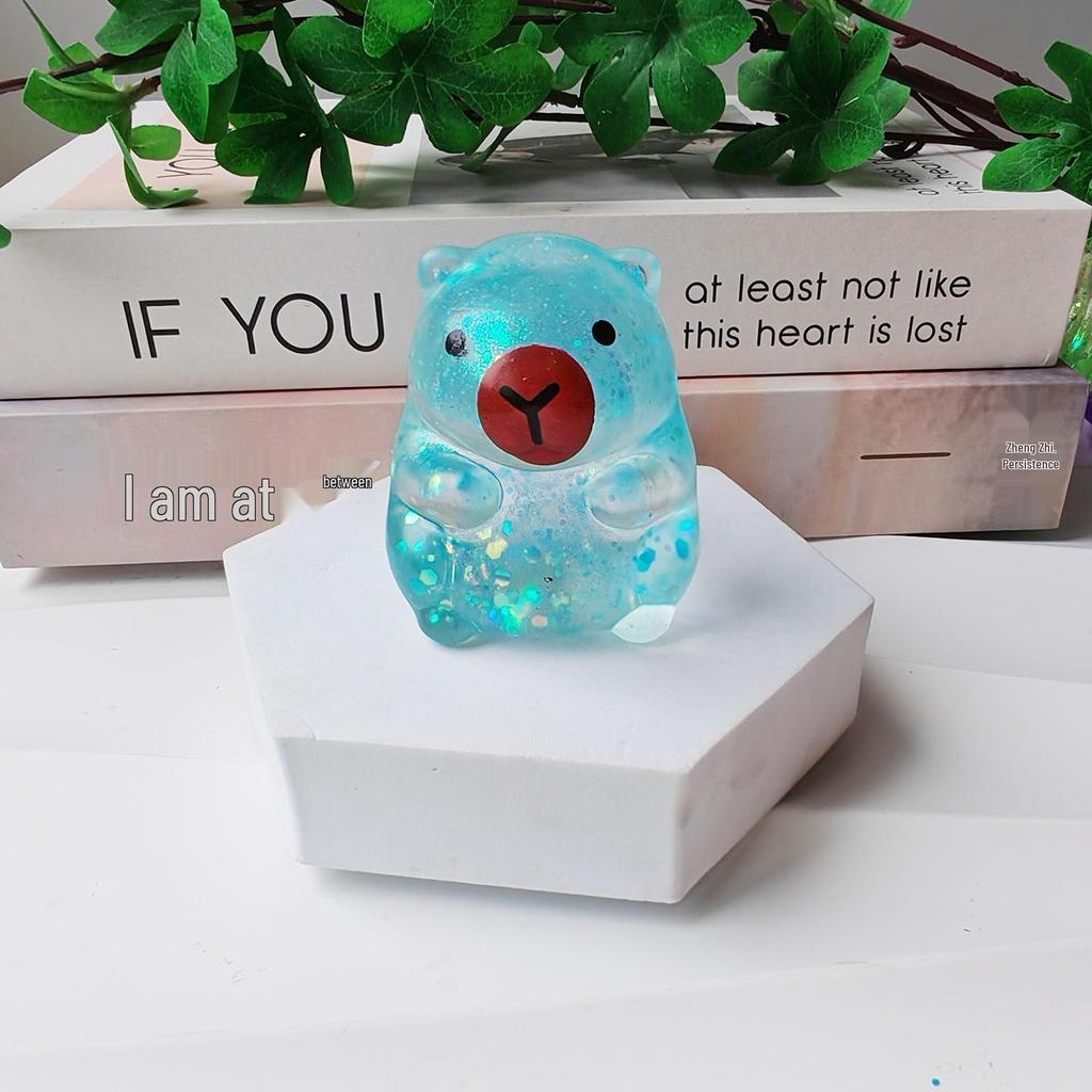 Игрушка-антистресс Aurora Malt Candy Bear, которую можно сжимать - Артефакт для снятия напряжения с медленным отскоком