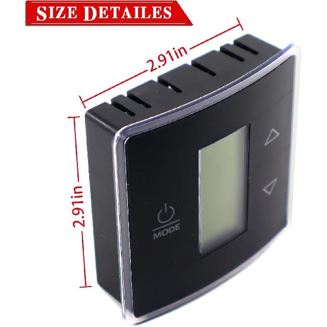 3316230.000 RV Wall Thermostat/Relay Box Heat/Cool For Dometic For RV/Camper Conditioners 3316230.700 With Black Wall Thermostat 3316230.714