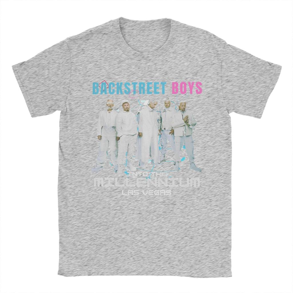 Backstreet Boys Millenniums Tour T-Shirt for Men Band Music Cotton Tees Round Neck Short Sleeve T Shirts Plus Size merchandise
