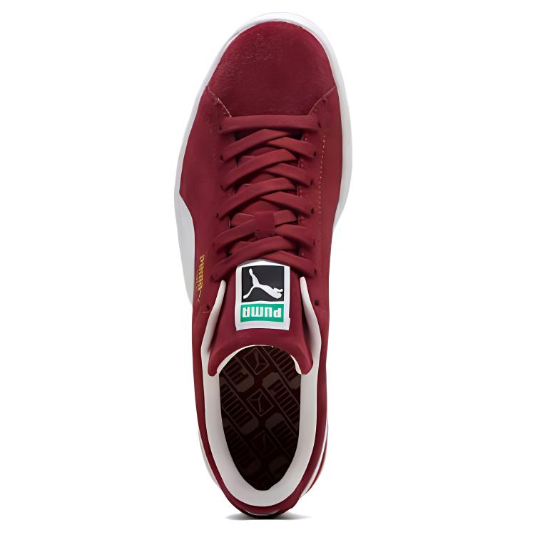 Puma Замшевые классические кроссовки Team Regal Red Unisex, белые 399781-05