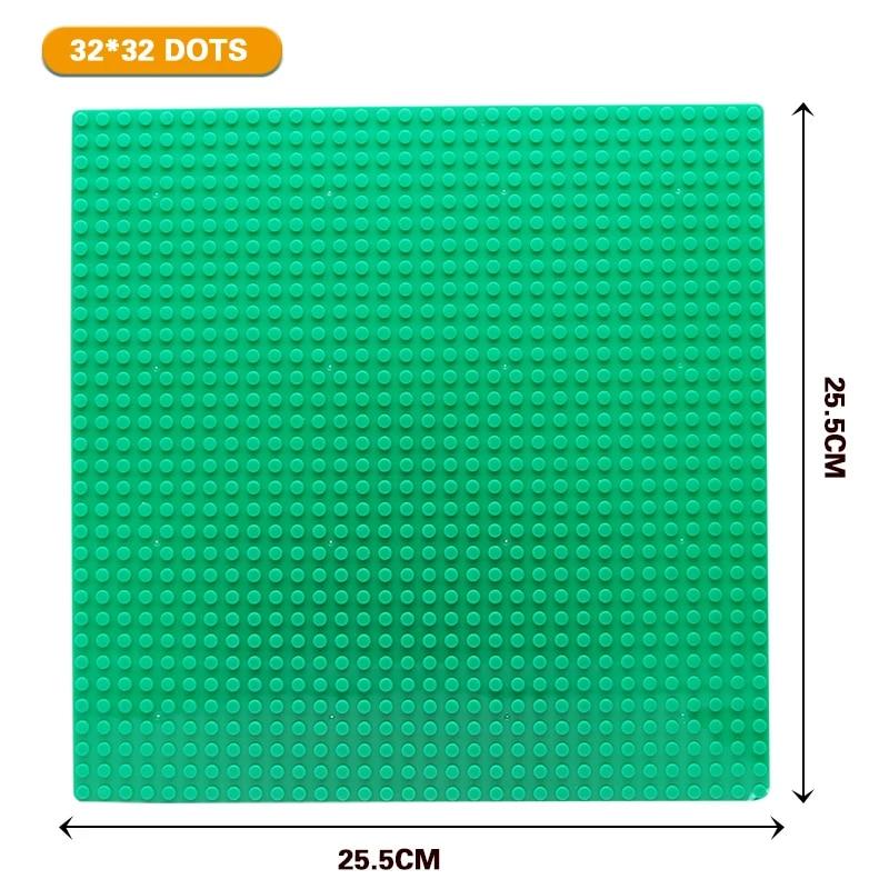 Нетоксичная Классическая Основа 50X50 32X32 16X32 16X16 Точек Строительные Блоки Кирпичи Основы Пластиковая Доска Для Поделок Блок Конструктор Кирпич Игрушка