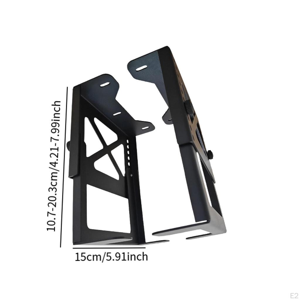 Network Rack CPU Under Desk Mount Bracket Sturdy for Small Space Versatile Open Frame Server Room