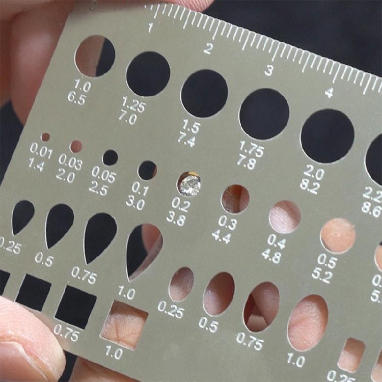 Существенный Точный Диамантиновый Калибр Размера Инструмент Штангенциркуль Измерительный Прибор Для Изготовления Ювелирных Изделий И Оценки Геммологов