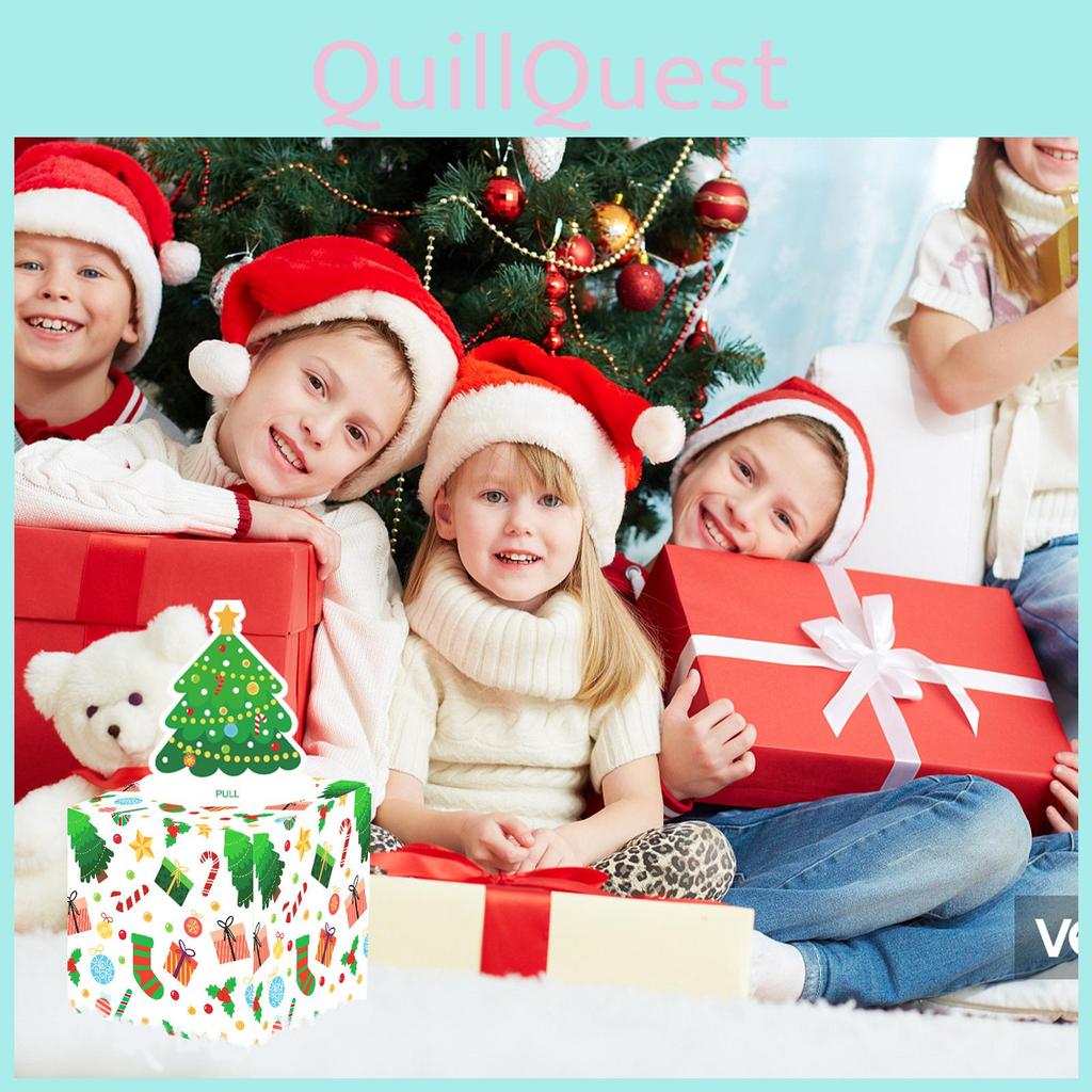 Christmas Money Theme Box With Tree Design For Festive Celebration Exchange Gift