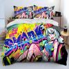 Милый Gawr Gura Hololive Аниме Акула Постельный комплект Пододеяльник Постельный комплект Одеяло Чехол Наволочка Одеяло King Queen Size Мальчики Взрослые