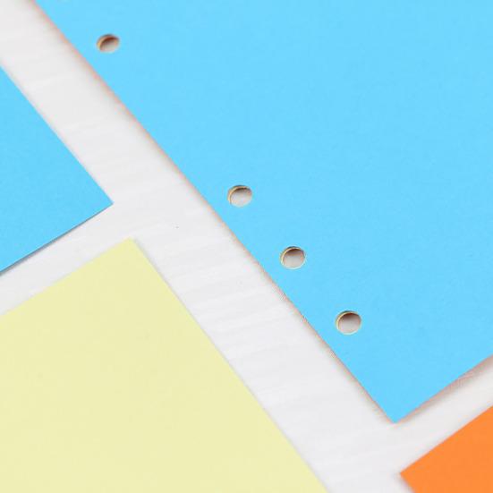 Yousheng 5 шт. цветных разделителей для папок-регистраторов с кольцевыми вкладками, пластиковые страницы-разделители для индексов, папка-регистратор с 6 кольцами, разделители для пастельных страниц, этикетки с надписями