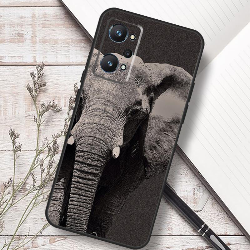 Индийское животное Слон Для Realme C75 C67 C61 C55 C53 C51 C21Y C25S GT 7 5 6 Pro GT 6T 10 11 12 13 14 Pro Plus Чехол