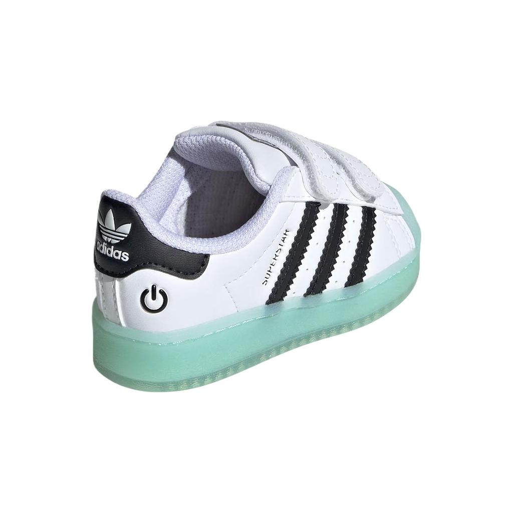 adidas Суперзвезда Удобные Низкие Детские Кроссовки для Скейтбординга Белые Детские IG7005