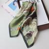 Dunhuang Feitian Xiangyun Mulberry Silk Satin Scarf - National Style, 70cm Square for Women