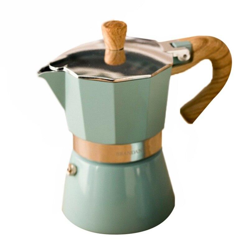 Ретро Кофейники Кофеварка Moka Espresso Кофеварка Перколятор Плита Горшок 150/300 мл Кухонные Принадлежности Плита Кофеварка