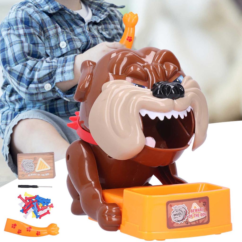 Vicious Dog Chewing Bone Electronic Tricky ParentChild Interactive Toy Funny Game Child