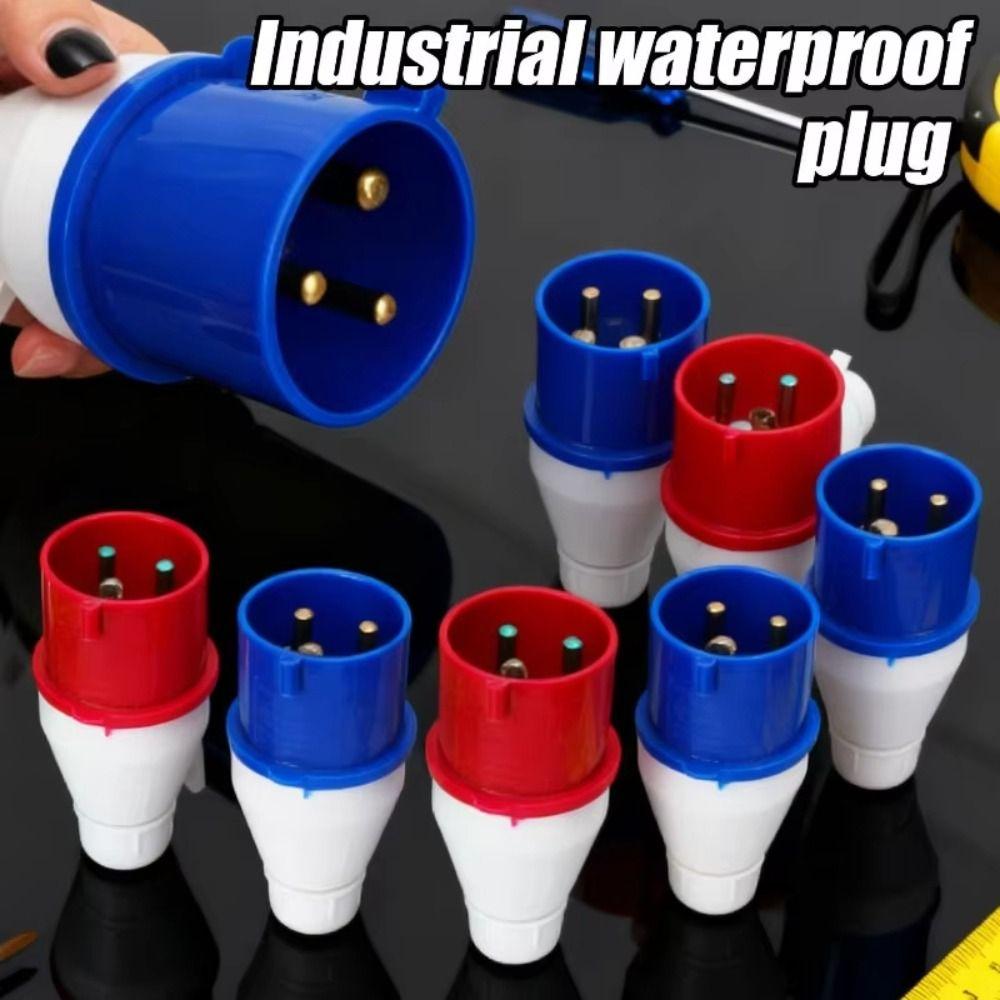 3PIN 4PIN Industrial Socket IP44 Rated Waterproof Connector Electrical Connection