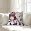 GAME-N-Nekopara-V-Vanilla Наволочка Съемная Моющаяся Наволочка для подушки – Мягкий лен для любого сезона