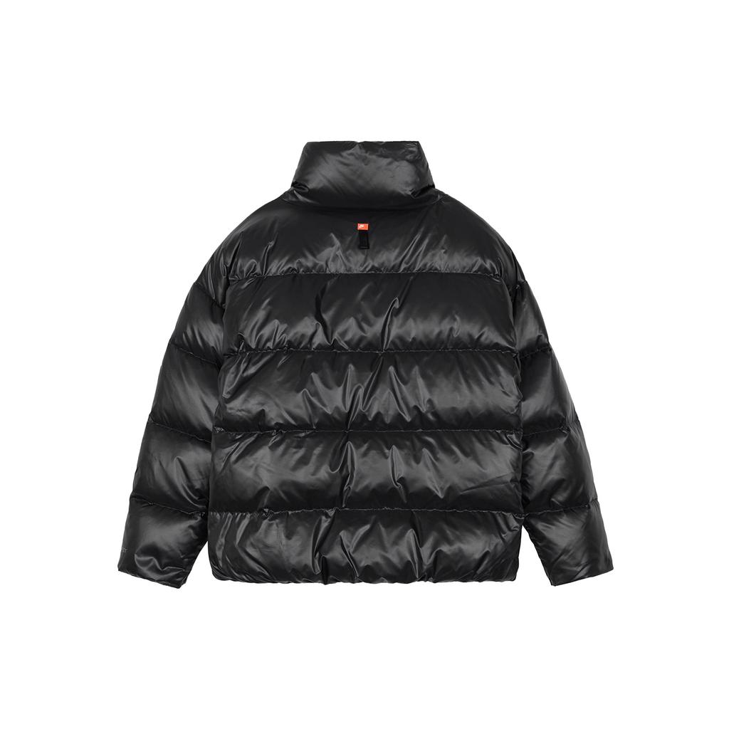 Nike Однотонный повседневный пуховик с воротником-стойкой, женская верхняя одежда, черный DV0555-010