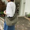 Lightweight Corduroy Bag Solid Color Women's Shoulder Bag Travel Crossbody Bag