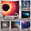 Mysterious Milky Way Galaxy Tapestry Black Hole Planet Wall Art Decoration Dorm Room Aesthetics Living Room Bedroom Home Decor