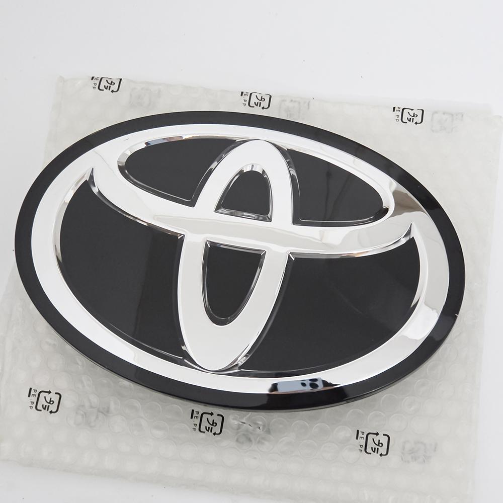 VJN4  For Toyota RAV4 Corolla Camry Land Cruiser Sienna C-HR AVALON Front Grille Hood Badge Replacement Dark Blue Hybrid Logo