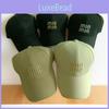 Color Solid Fashion Gold Letter Decoration Neutral Casual Sunshade Baseball Cap
