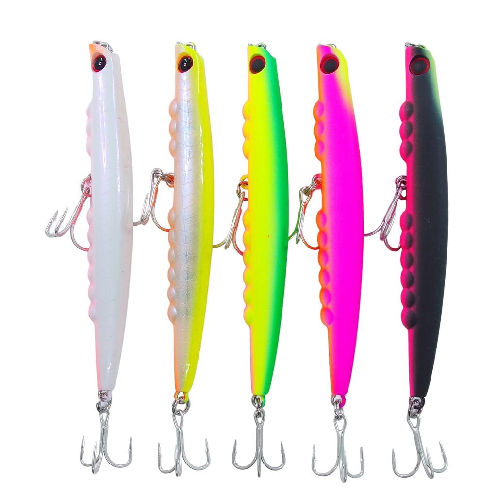 momo lure momo lure sea bass lure bait pen 95S 95HS specialized sinking pencil 5 colors bait-escape (HS assorted)