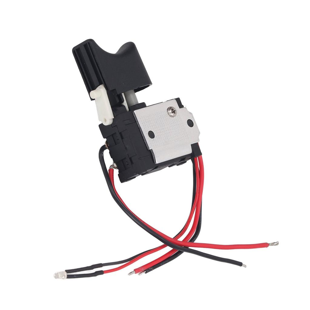 Выключатель для аккумуляторной дрели с лампой, триггерный переключатель регулировки скорости для электрической дрели, гайковерта 7.2?24V