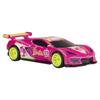 Hot Wheels Pop Culture Barbie 65th Anniversary Corvette Vehicle Toy Mini Car Ages 3 and Up Pink HVJ51 - C8.R