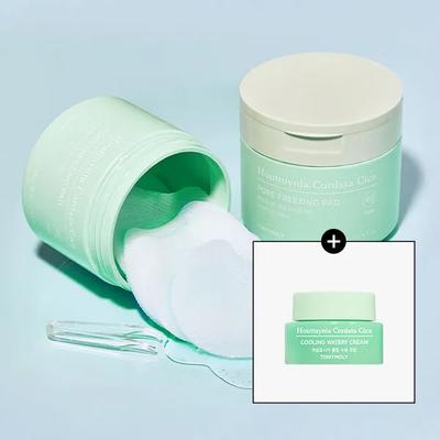 Асунгчо Cica Pore Freezing Pad 60 штук + Асунгчо Охлаждающий крем 8 мл дополнительный подарок